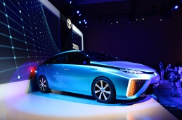 Toyota hydrogen fuel cell car